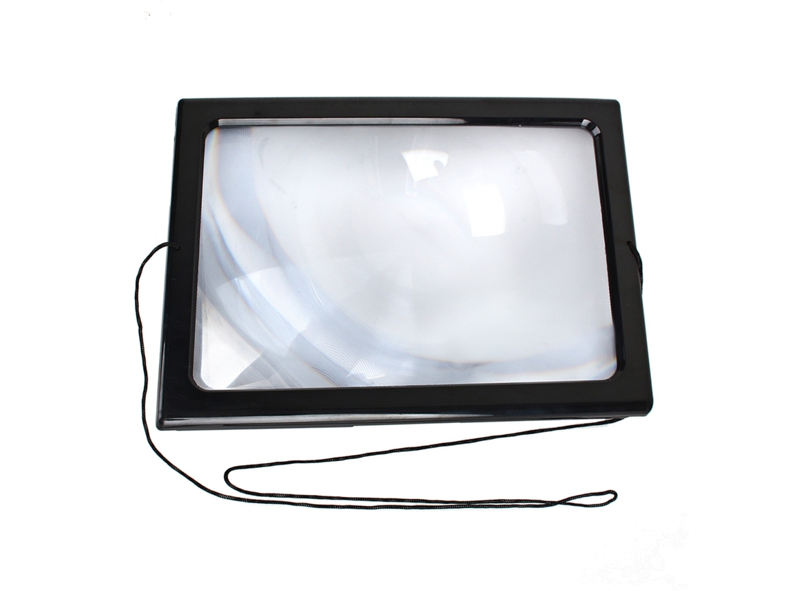 Lupa A4 3x Com Luz De Led Para Leitura, Manualidades E Costura