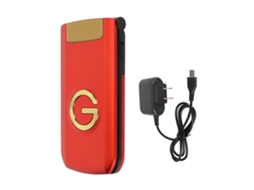 Mali telefone Flip Desbloqueado Gsm Dual Sim com Bateria 4800mah Botões Grandes para Idosos Vermelho G9000
