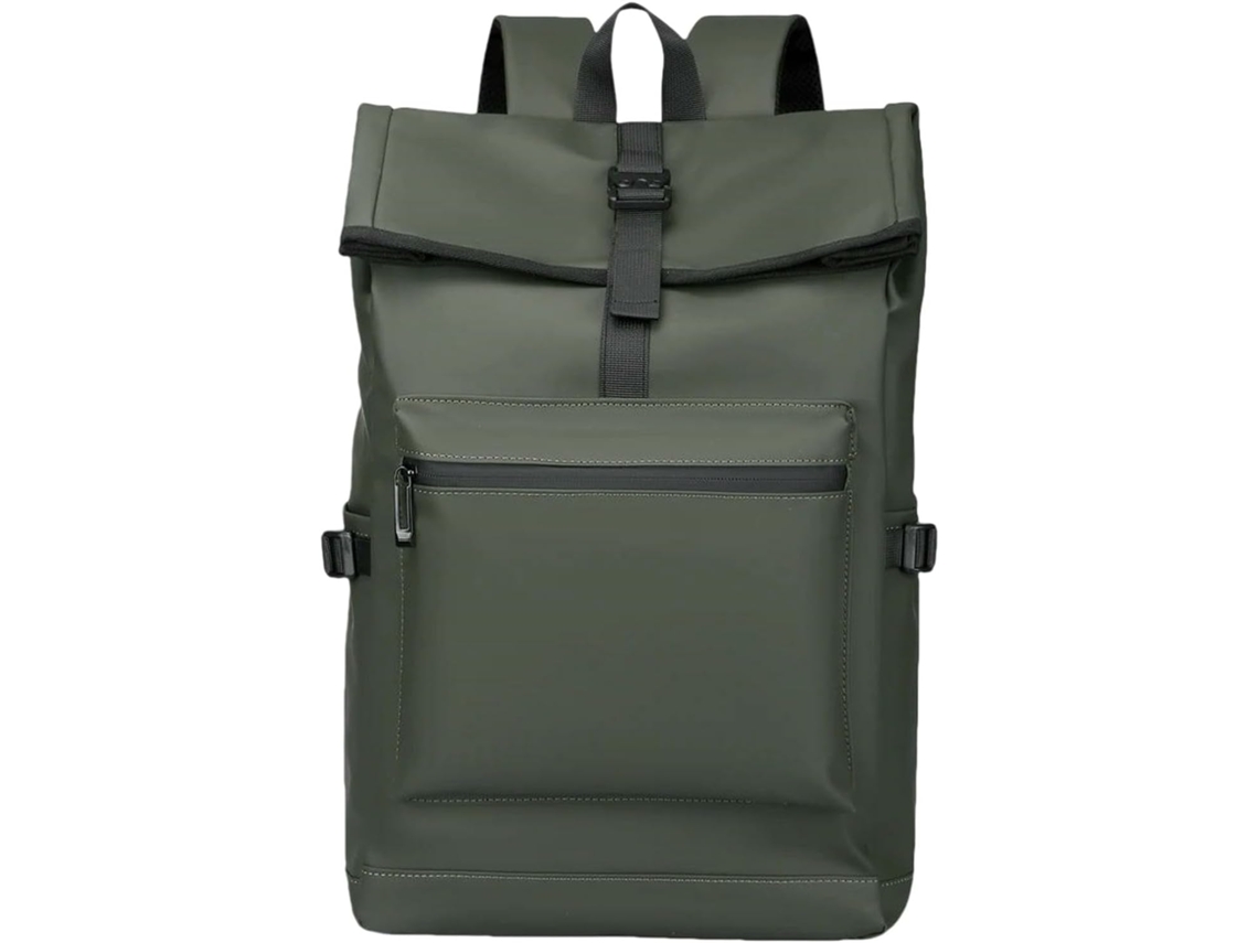 Mochila Masculina Moderna, Grande Capacidade, Ideal Para O Dia, Deslocamentos Viagens, Laptop Verde