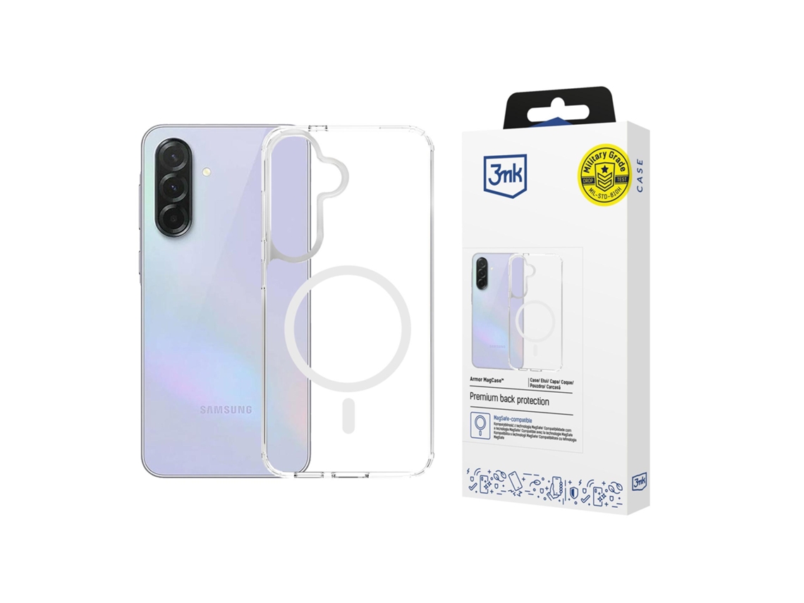 Capa Protetora 3mk Armor Magcase Para Samsung Galaxy A37 Com Revestimento Fosco.