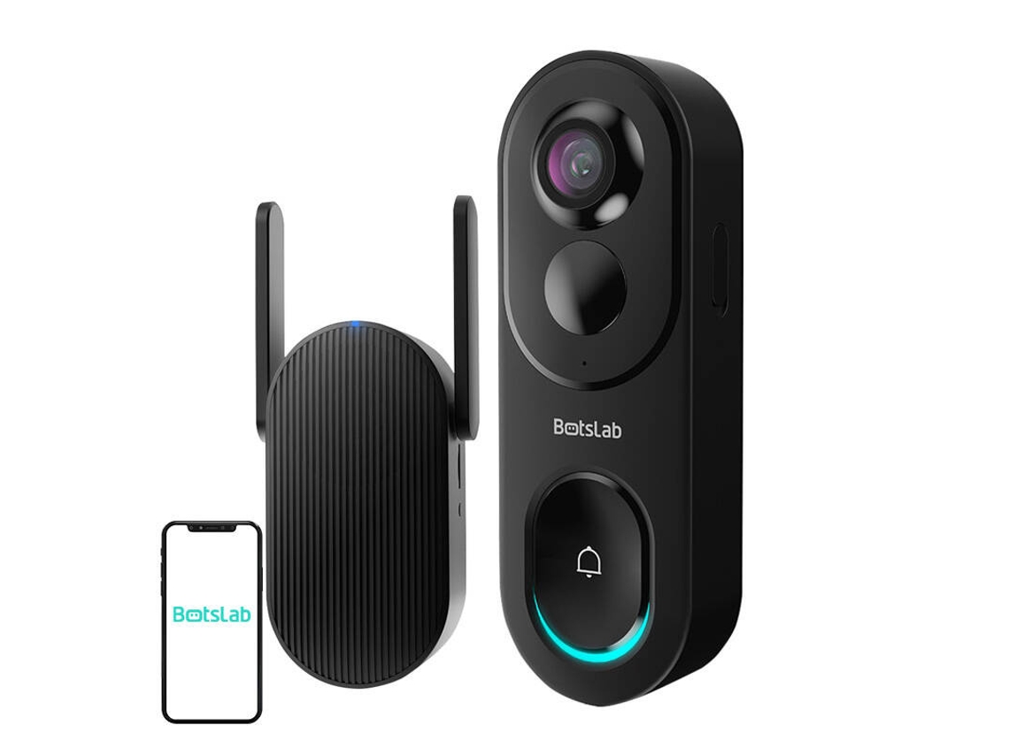Câmera de vídeo porteiro Botsla B 5MP 360° para gerenciamento de controle de acesso Botslab