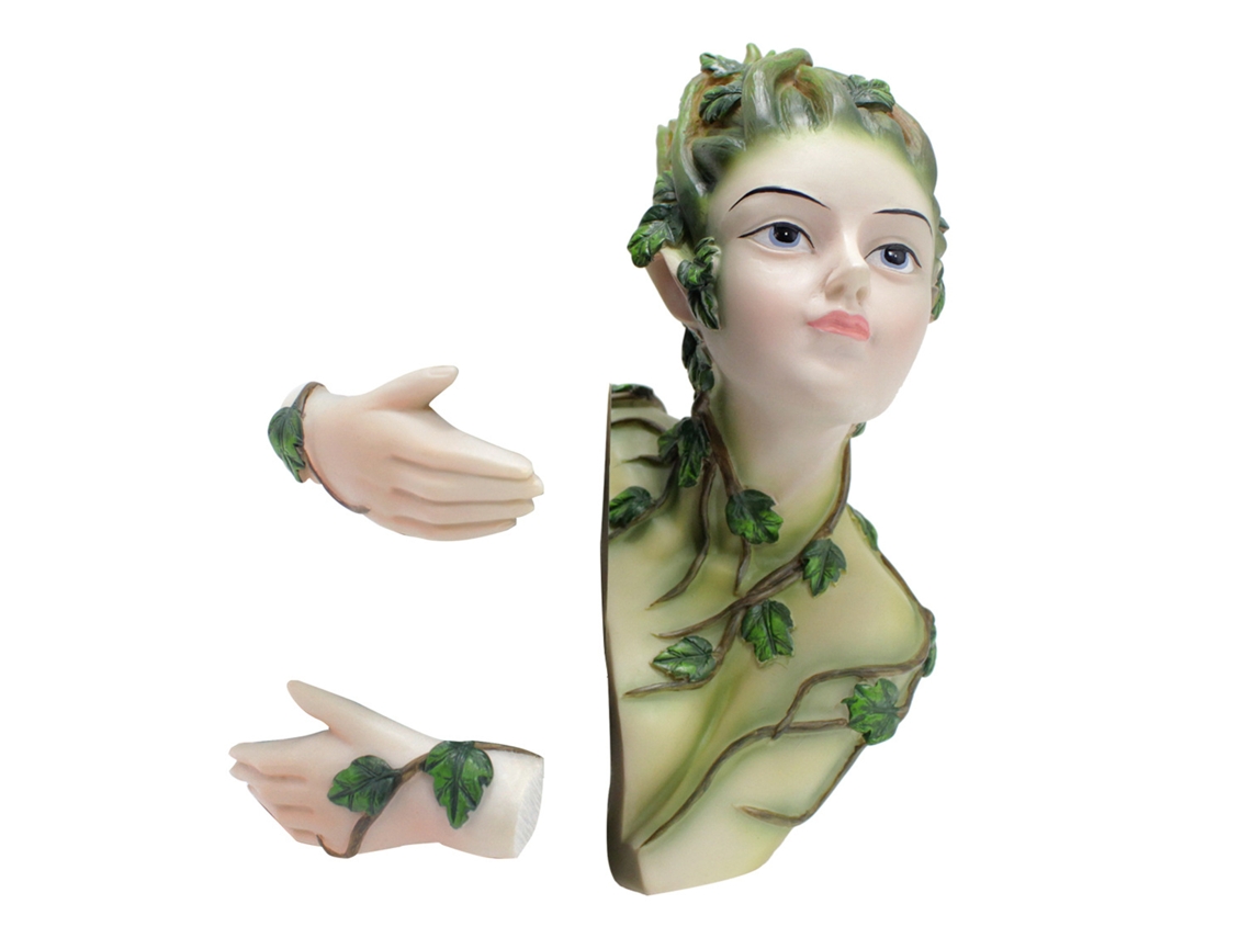 Decoração de Jardim Elfos da Floresta PEPEER de Árvore Escultura Hugger ao Ar Livre