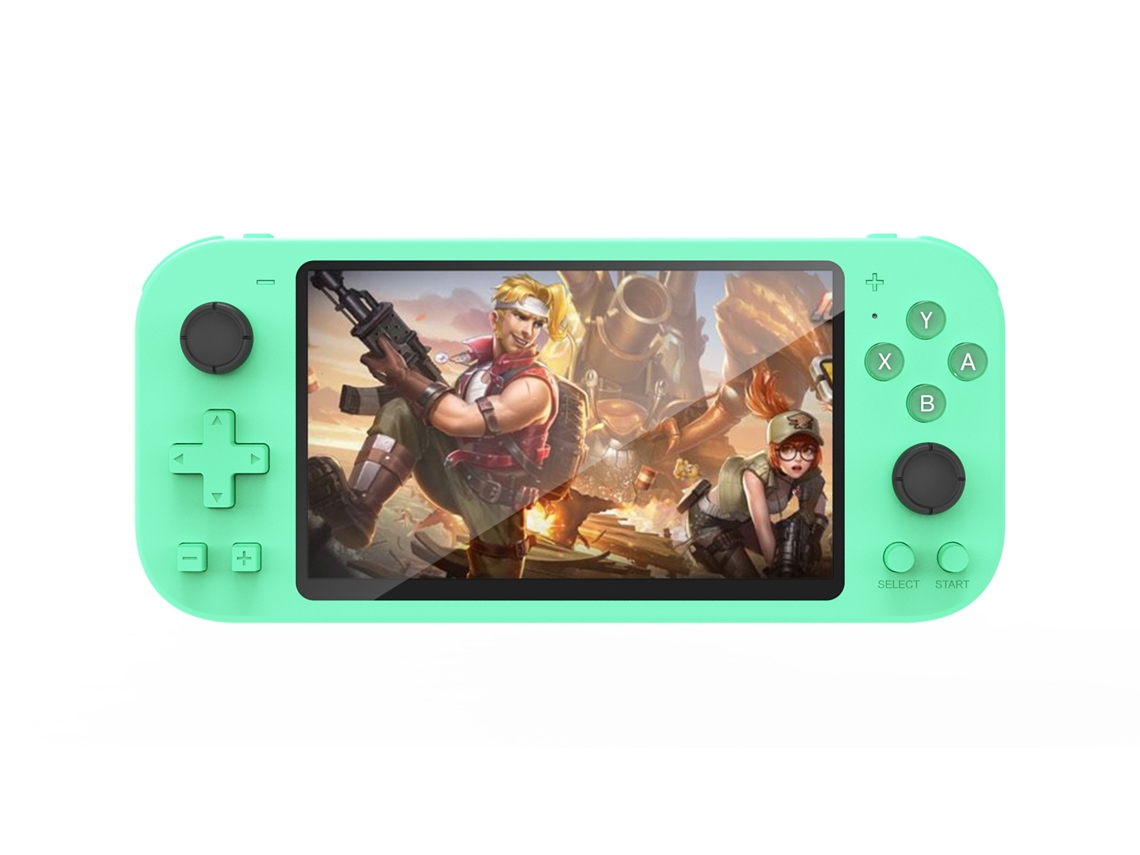Console Portátil 5 Polegadas 8gb Ram 2500 Jogos Gratuitos (verde)