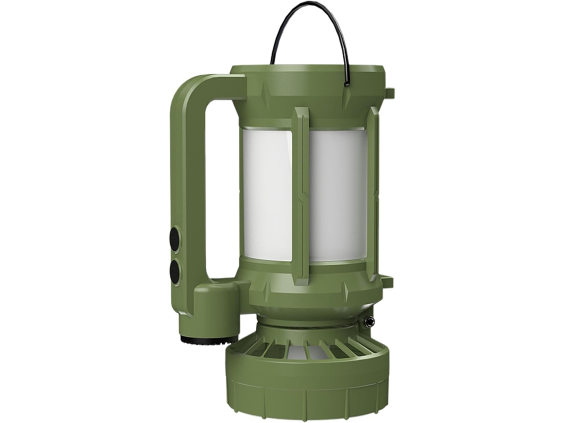 Lâmpada Solar Para Camping Com Ventilador Embutido, 4 Modos De Iluminação, Recarregável E Ideal Para Gokoco