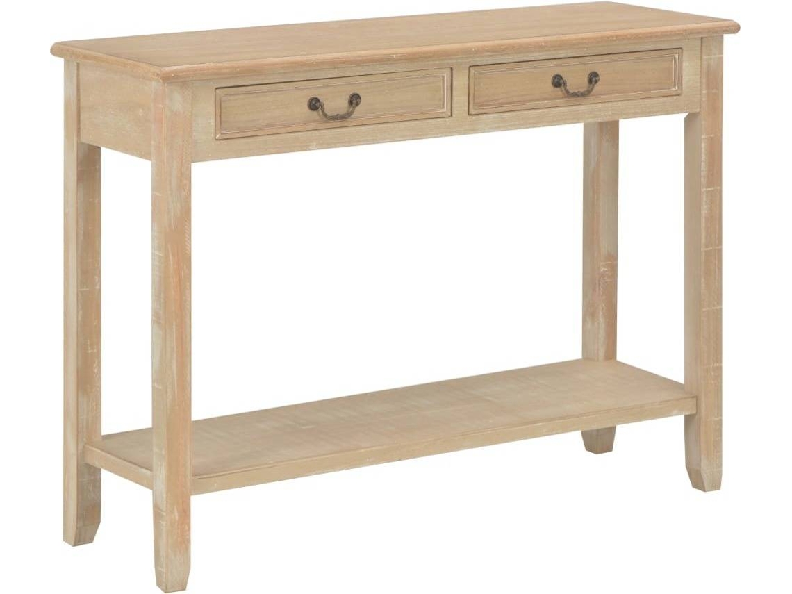 Console Table, Console Tables Vidaxl Marrom Madeira (n/a)