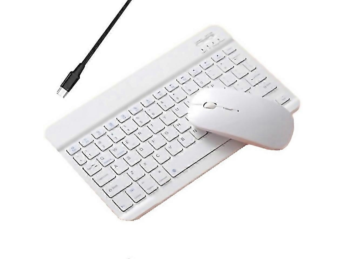 Mini Teclado Bluetooth Sem Fio Para Celular, Tablet E Pc, Teclado E Mouse Bluetooth Portáteis Para Android. Nostalgia88