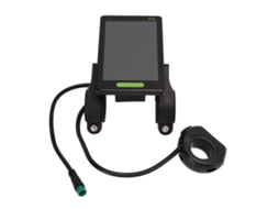 Lurelia Painel Visor Lcd, Em Abs, Impermeável Para Bicicleta E Btt, Resistente, Funcional E Fácil De Instalar Para Utilização Diária