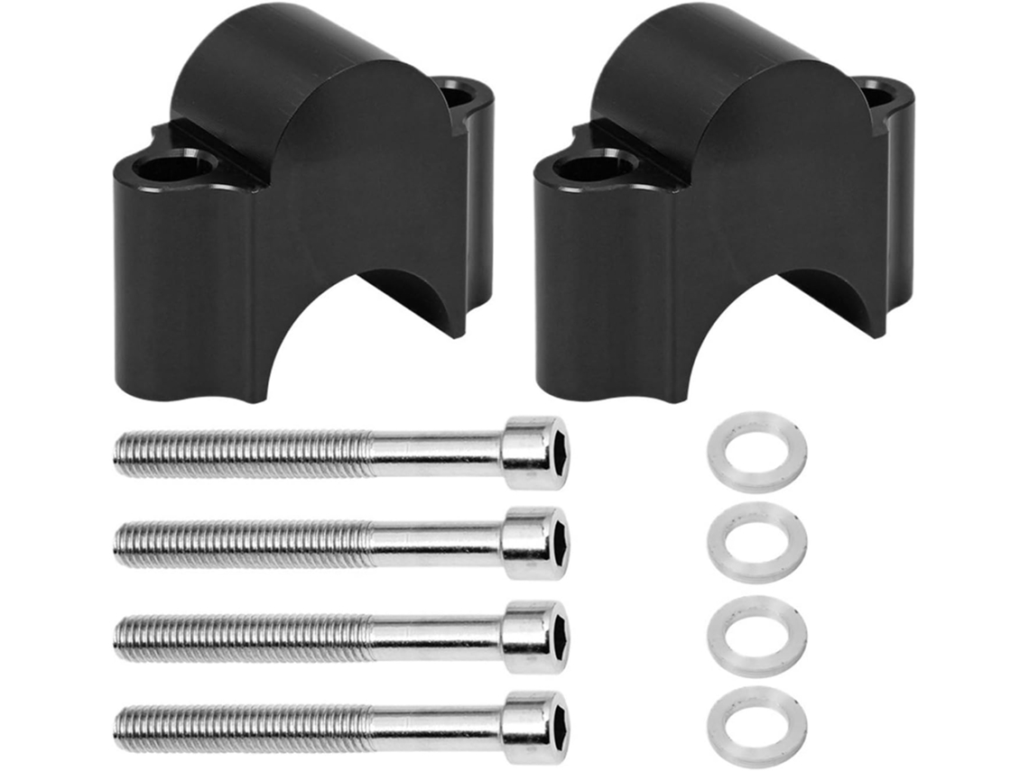 Adaptador de Elevação Guidão 1 Par Motocicleta 28 Mm 1/8" Suportes Universais 28mm 22mm "permite Ao