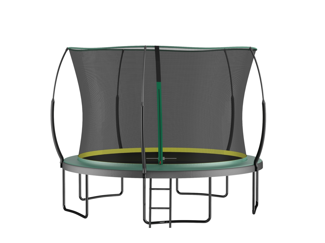 Cama Elástica Segurança Sem Molas 366cm Rede Jardim