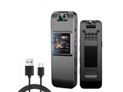 Câmera de Vídeo 1080p, Pequena Câmera de Segurança com Visão Noturna, Mini Câmera Corporal Portátil para Uso em Ambientes Internos. ELECTVAULT1