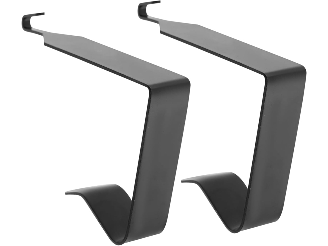 Ganchos De Porta Metal 63,62 X 73,2 Mm, Resistentes, Em Aço Inoxidável