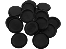 Pacote com 20 almofadas para furos de portas de carro, 38,2 mm, com absorção de impacto.