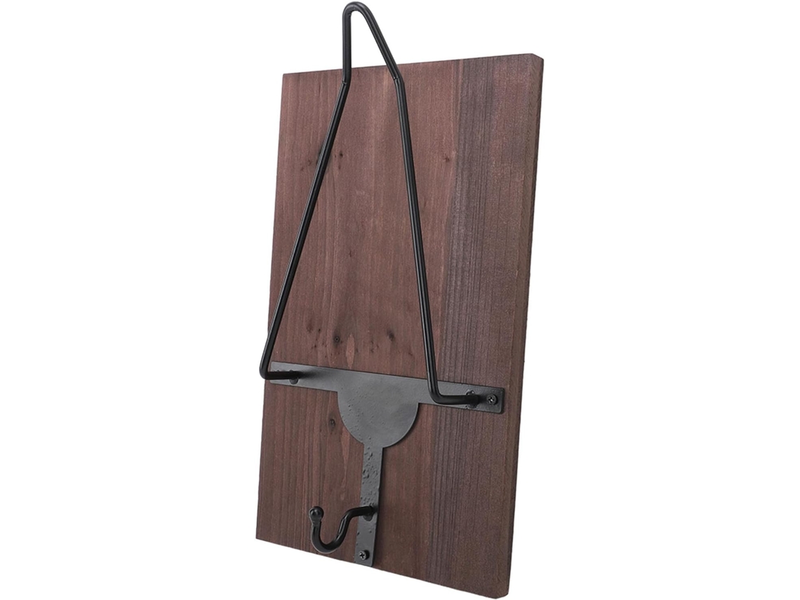 Suporte Para Capacete De Motocicleta Cocoarm, Suporte De Parede Em Madeira E Ferro Com Gancho Para Jaqueta, 30