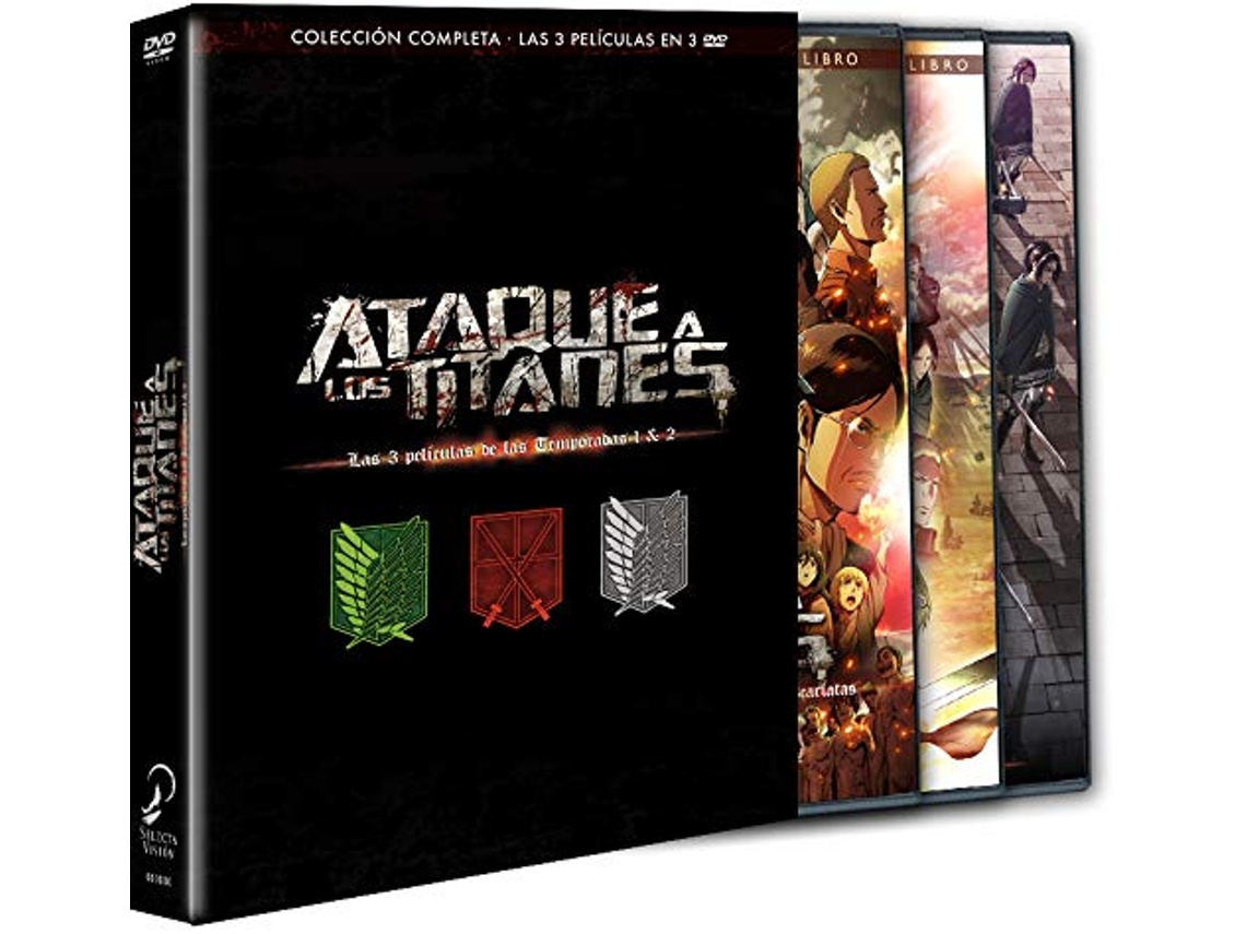 Shingeki No Kyojin (attack On Titan) 3 Temporadas - Blu-ray