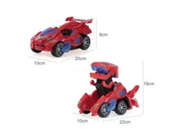 Carros De Dinossauros De Arrastar E Soltar Transformáveis Com Luz E Música Elétricos Giratórios 360° Para Meninos E Meninas Presente
