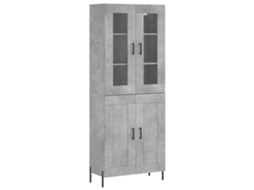 Highboard, Highboards Vidaxl Cinzeto Madeira Processada (n/a)