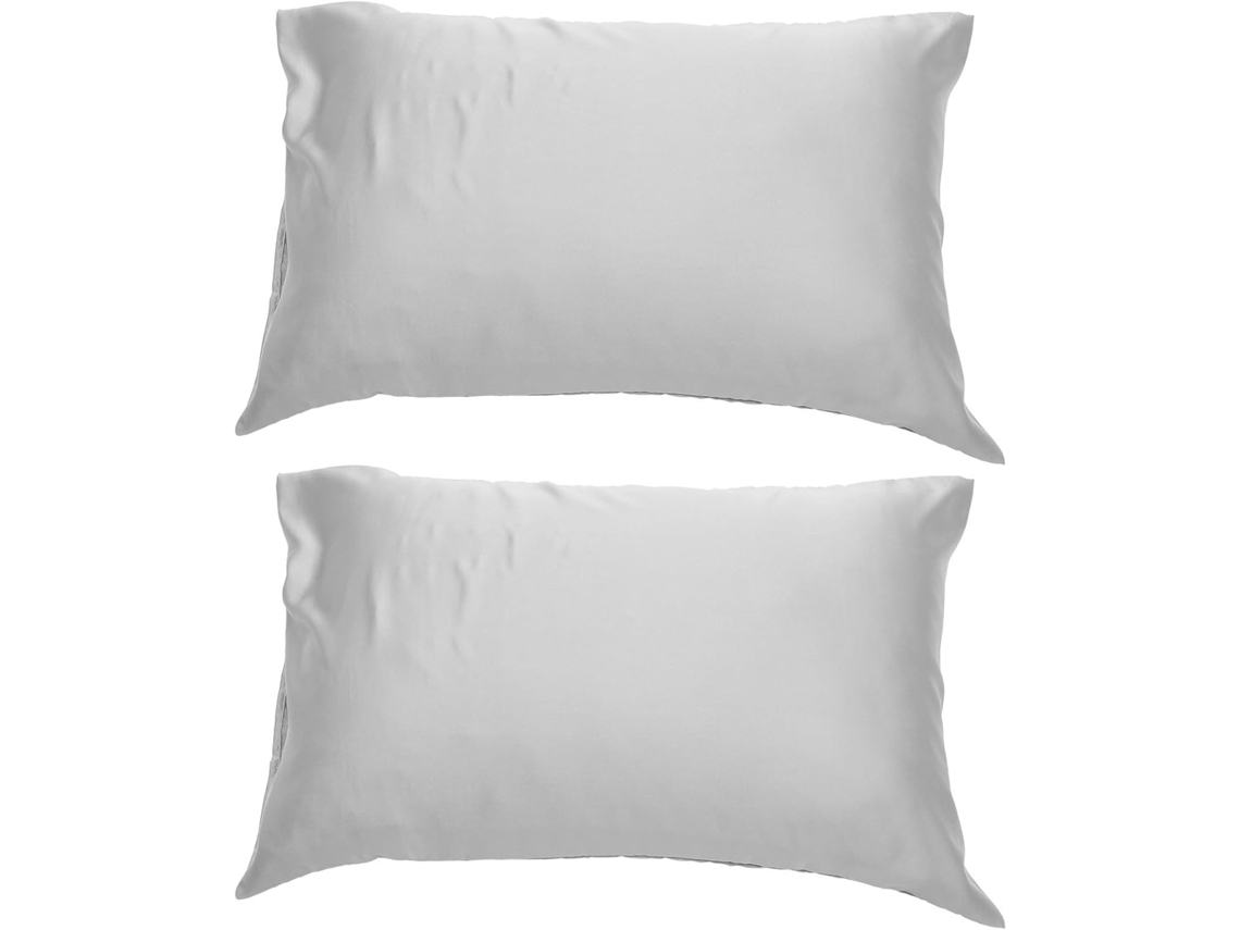 Fronha de Seda com Design Simples, Ideal para o Quarto e Ótima Proteção. Tamanho King, CHABERLU