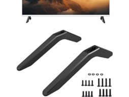 Suporte de Mesa para Tv em Liga de Alumínio, Resistente, com Orifícios de Até 30 Mm, Instalação Fácil ZYBLSSBB