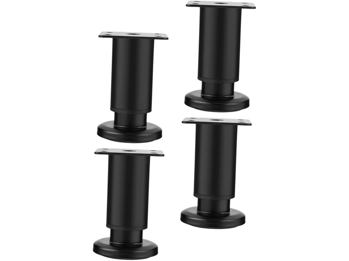 Conjunto De 4-extensores Ajustáveis Para Pés Móveis, Mesas E Cadeiras Suporte De Substituição Para Balcão Cozinha