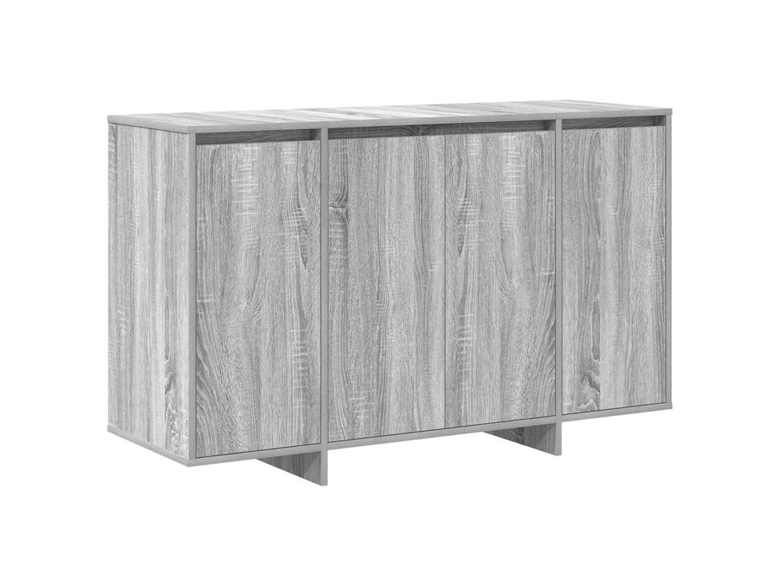 Conjunto 1 Buffet Vidaxl Cinzento Derivados De Madeira (120 X 41 X 75 Cm)