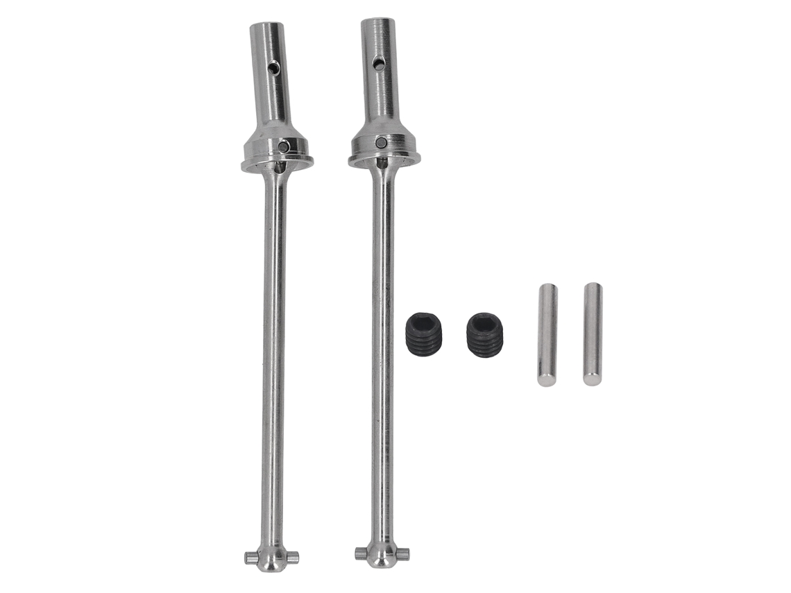 Mali eixo de Transmissão de Aço Rc 126mm para Carros Arrma 1/7 1/8 Controle Remoto Dianteiro Traseiro Prata