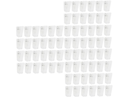 Magiclulu 150 Clipes Adesivos Transparentes para Parede, Clipes Pequenos para Fixar Objetos, Fotos e Decorações