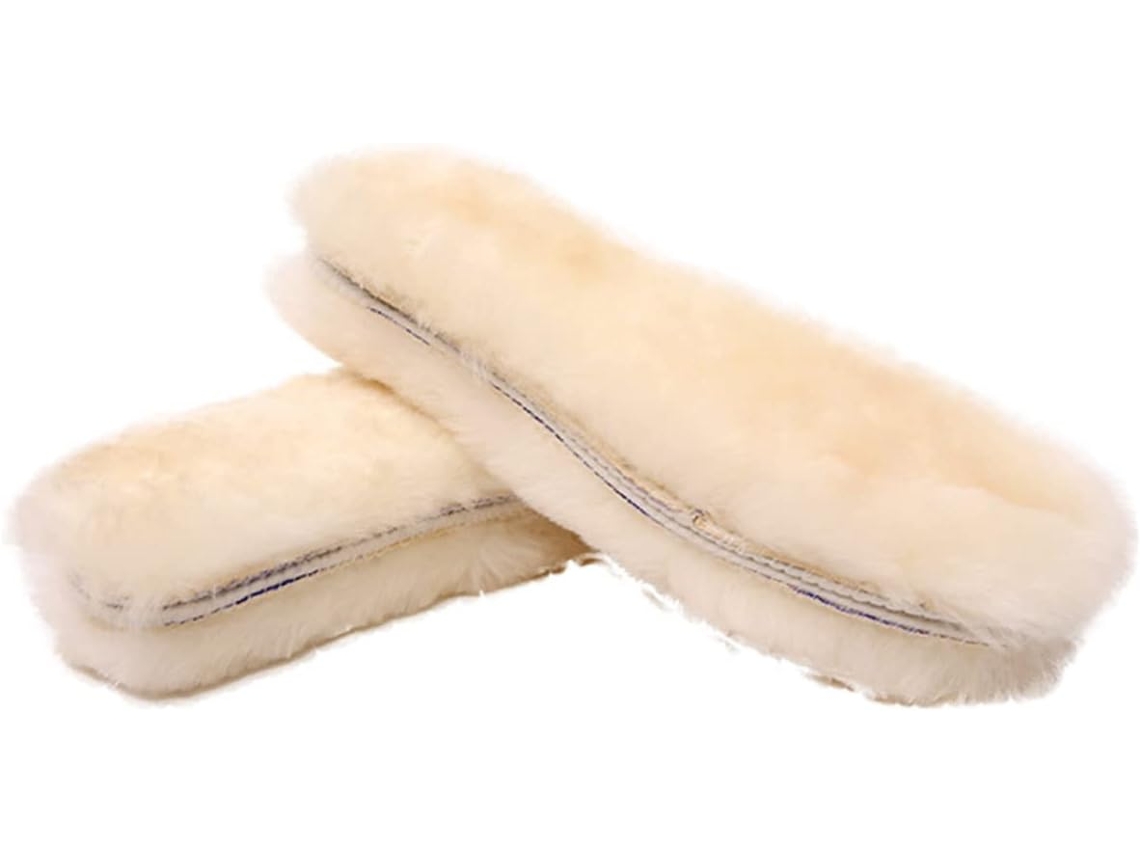 Kombiuda 2-pares De Palmilhas Térmicas Lã, Macias Para Clima Frio, Palmilhas Quentes De Inverno Para Calçados Do Dia A