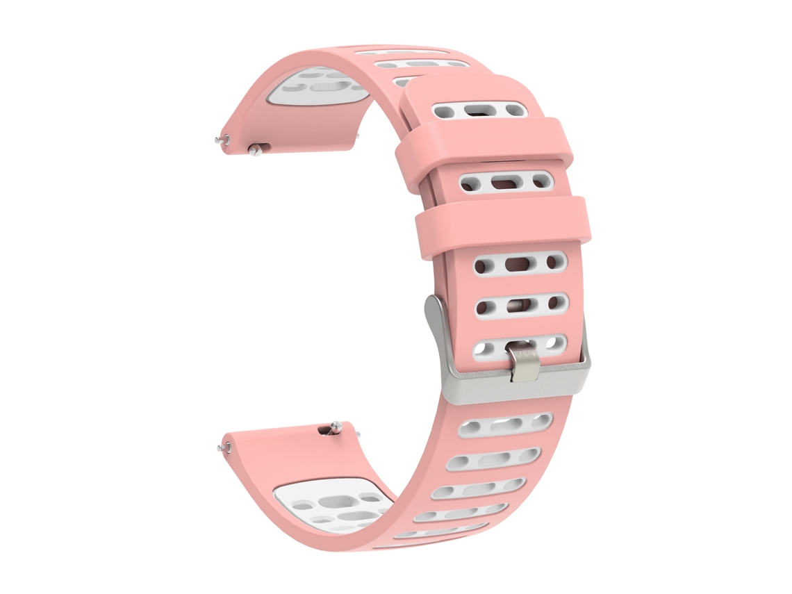 Adequado Para Pulseiras De Silicone.rosa Branco 20mm Yunzii