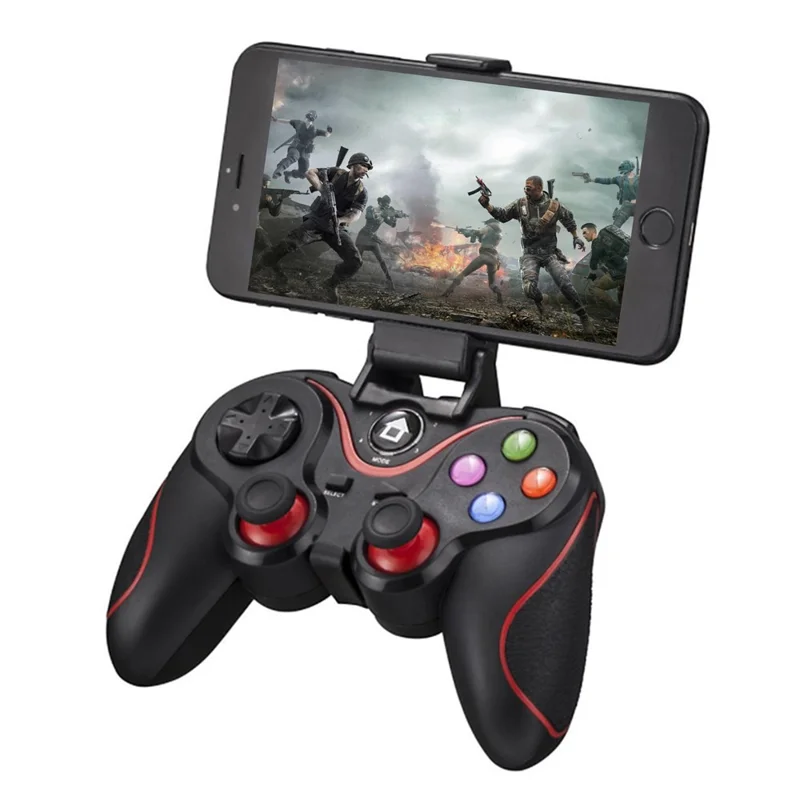 Comando Zruxe V8 Sem Fios Com Suporte Para Telemovel (bluetooth - Android, Ios, Pc, Ps3, Tv)