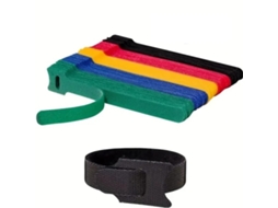 Conjunto De 50 Tiras Velcro Reutilizáveis​​ Para Organização Cabos