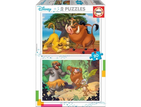 Puzzle  Disney Animals (Conjunto de 2) (20 peças)