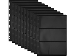 Face Para Collectionneurs Para Álbum De Coleção De Timbres Design Para Feuilles Mobiles Lot De 10 Noir - 9