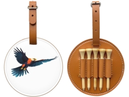 Bolsa para Guardar Tees de Golfe Summit Hawk Silhouette, Preta Fácil de Transportar e Mais Eficiente para Jo