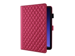 Capa Para Tablet Lurelia, Compatível Com Samsung Galaxy Tabs6 Lite 2024/p610 Estilo Chanel, Vermelho, Pu E Tpu, Fixação Magnética, Função Sono