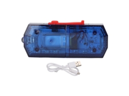 Lanterna de Ombro com Clip Recarregável 500mah Led Alta Brilho | S/MARCA