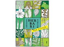 Livro Herbari Per Pintar de Barman Adrienne (Catalão)