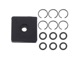Conjunto De 13 Peças Clipes Retenção Impacto 3/8" Com Anéis, Mola Para Chaves Kit