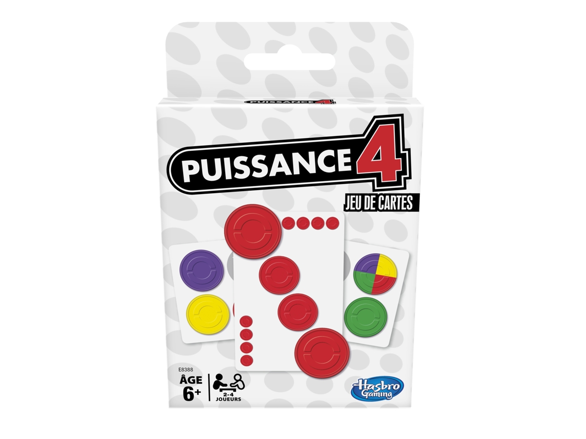 Jogo de cartas HASBRO lateral (6 anos)