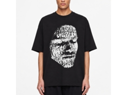 Rockinstone Conan Draw On My Face Black Adult T-shirt Size:m