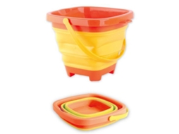 Primerox balde de Praia Dobrável Multifuncional 2l Brinquedo de Areia para Crianças Plástico Seguro