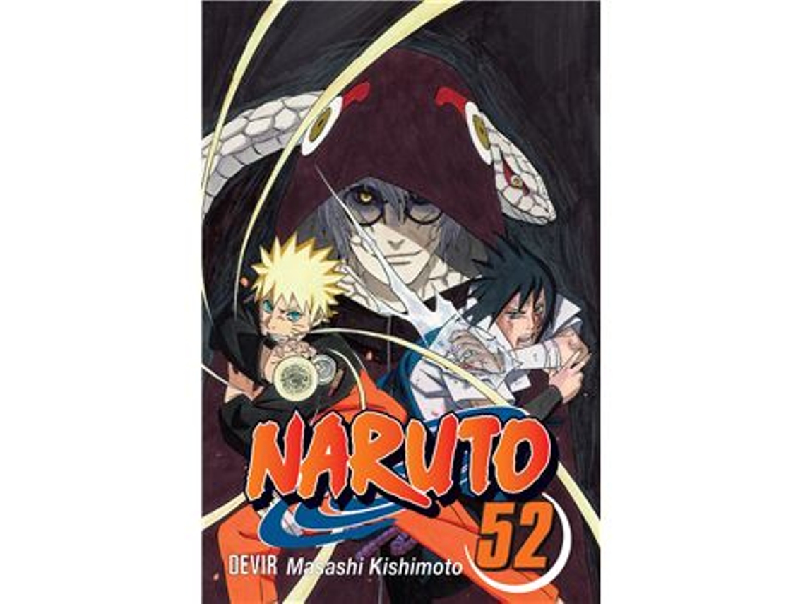 Livro Naruto N.º 52 de Masashi Kishimoto (Português)