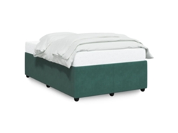 Bed Frame, Bed Frames Vidaxl Verde Veludo (120 X 200 Cm)