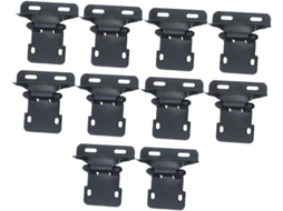 Conjunto De 10 Dobradiças Práticas Para Portas Armário, Resistentes E