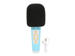 Aetheria microfone Sem Fio Bluetooth L818 com Alto falante Potente para Carro Festa Pc Smartphones Azul