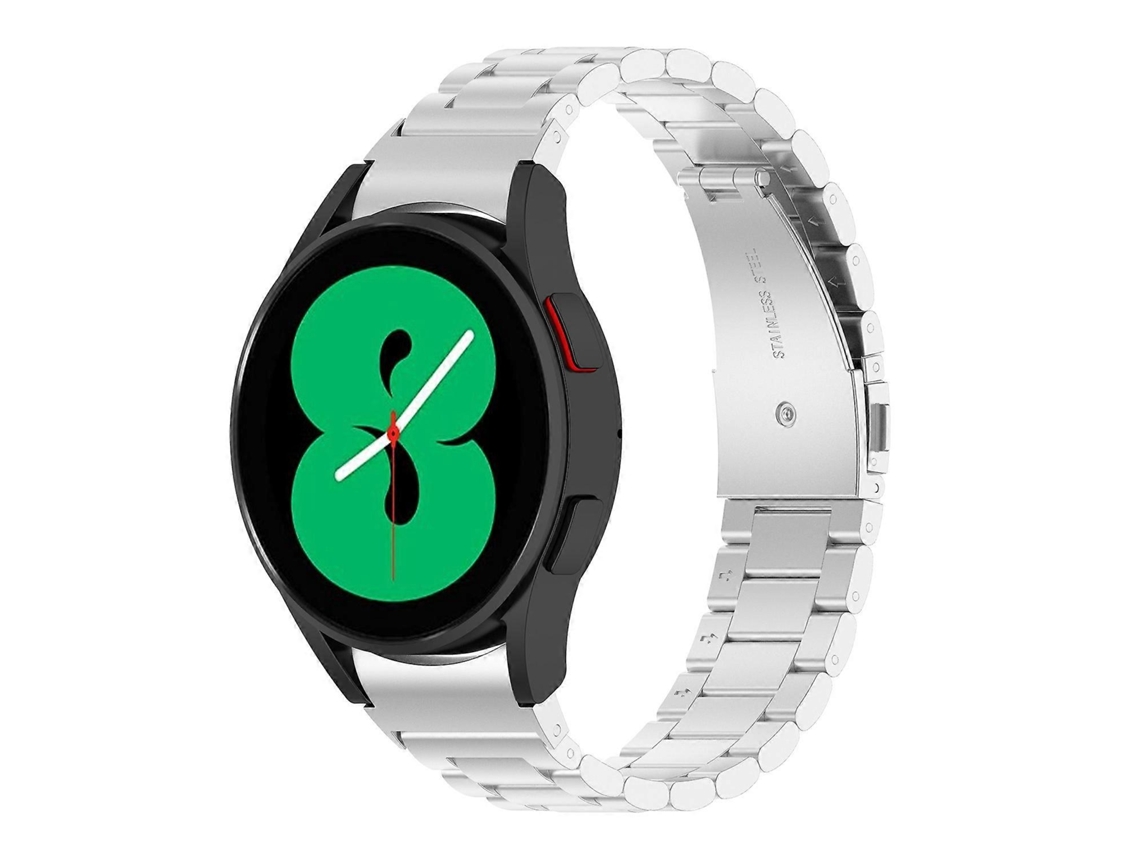 Pulseira De Relógio De Metal De Aço Inoxidável Com Três Contas