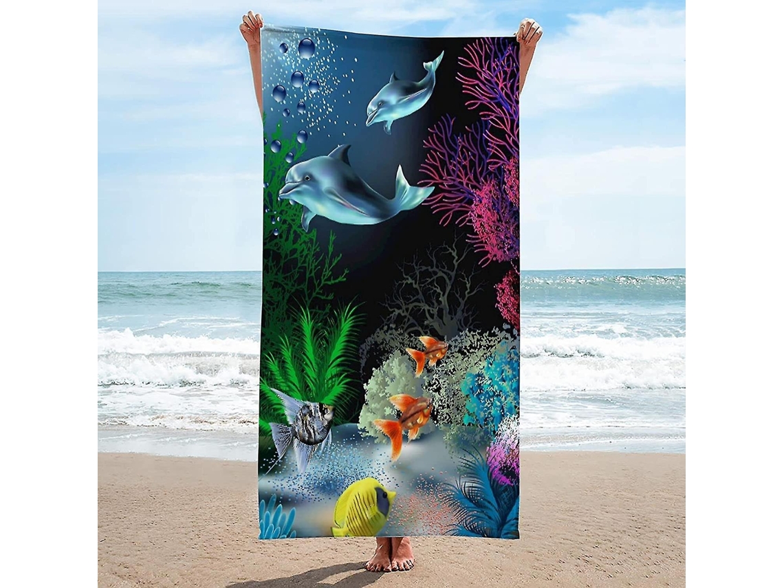Rebe toalha de Praia de Microfibra Ultra Absorvente Secagem Rápida Sem Areia Grande 30x60 Polegadas para Viagem Yoga Camping Adultos Crianças
