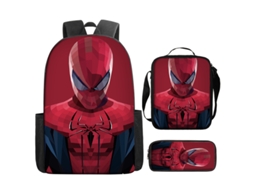 KOHREE Conjunto de Três Peças de Mochila Do Homem-Aranha