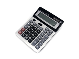 Calculadora de Mesa de 12 Dígitos, Funções Comerciais Padrão, Calculadora de Mesa Silenciosa BRILVIBERA (1 X Calculadora)