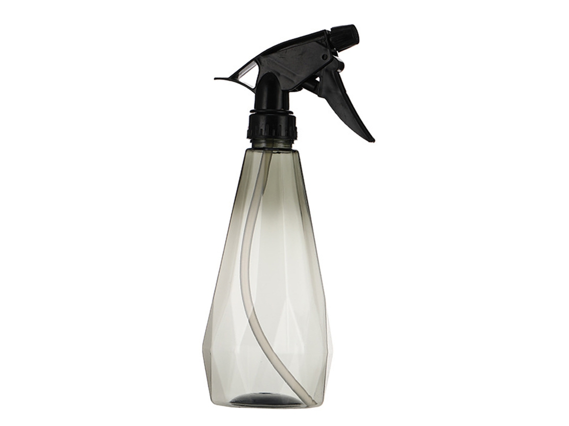 Garrafa De Borrifo 500ml Plástica Modo Duplo Para Plantas Casa Cinza