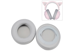 Almofada Para Razer Kraken 7.1 V2 De Orelhas De Espuma Macia Cinza